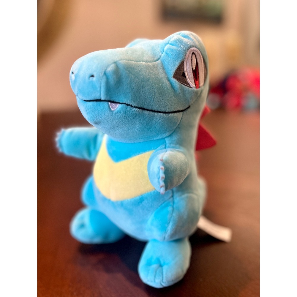 Pokemon Totodile 8" Plush Wicked Cool Toys WCT Stuffed Animal Johto Starter Blue